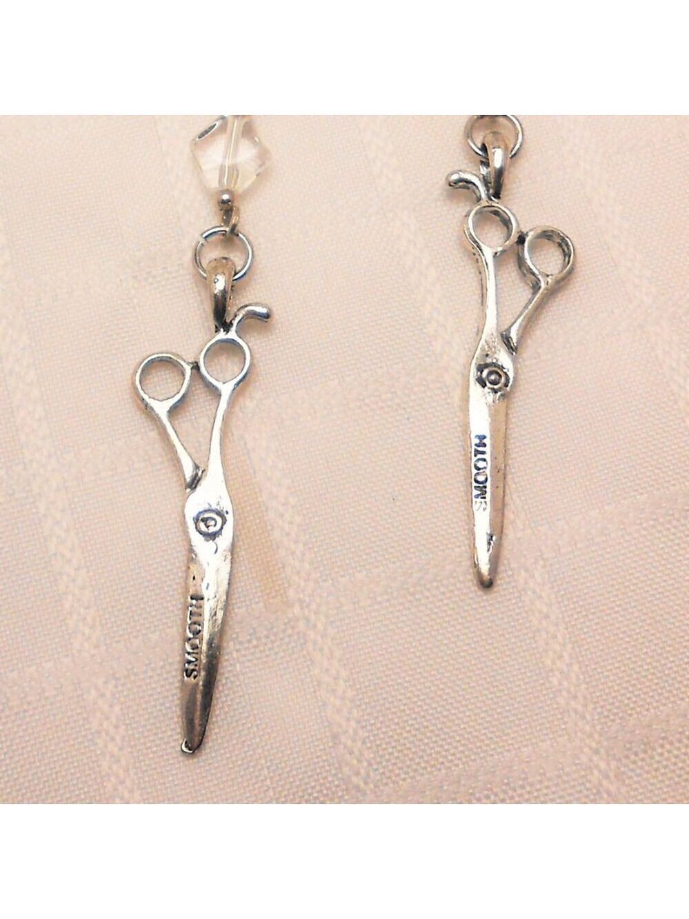 No 500 Handmade earrings with Tibetan silver charms and polished stones